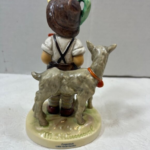 Vintage Goebel Hummel "Little Goat Herder" Boy w/Goats  Figurine #1689 - Picture 6 of 16